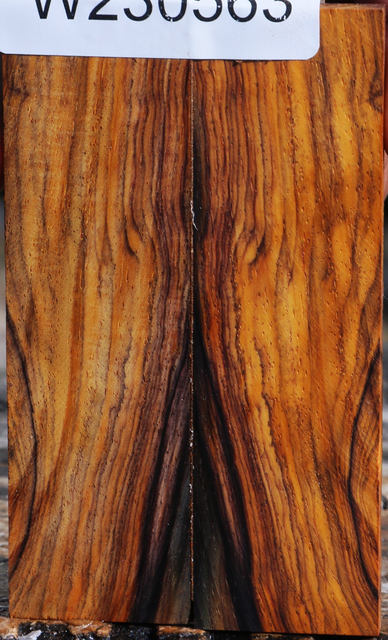 Figured Cocobolo Knife Scales