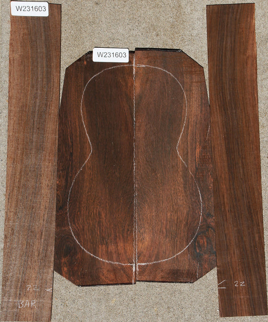 Brazilian Rosewood Baritone Ukulele Set