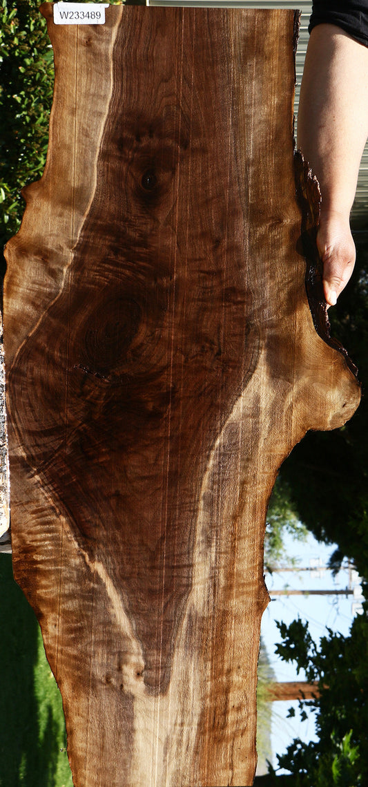 Claro Walnut Live Edge Lumber