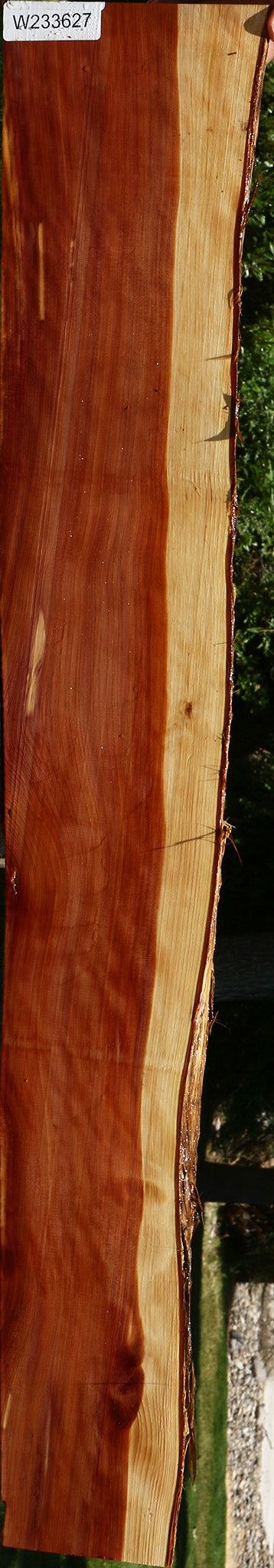 Figured Eastern Red Cedar Live Edge Lumber
