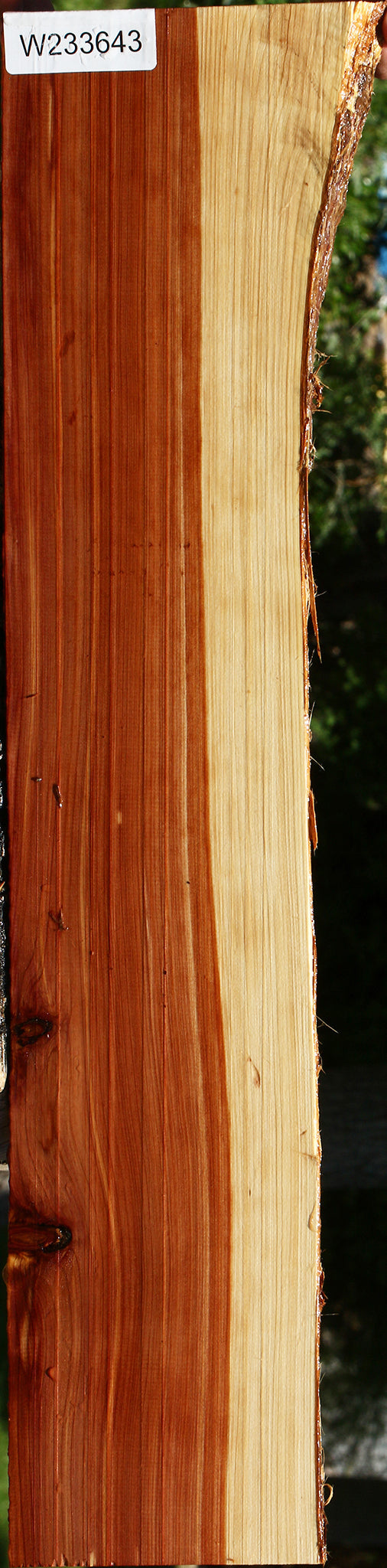 Eastern Red Cedar Live Edge Lumber