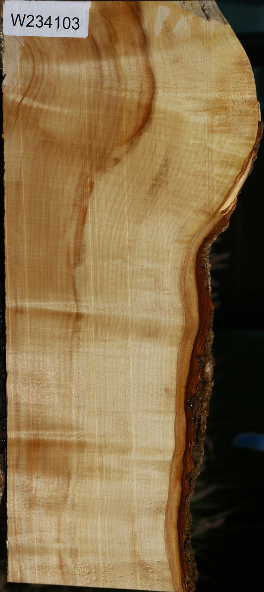 Figured Box Elder Live Edge Lumber