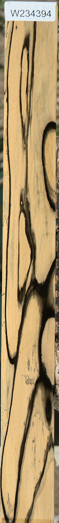 Figured Black & White Ebony Micro Lumber