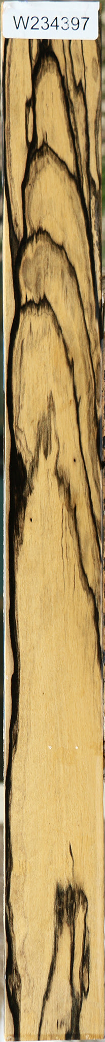 Figured Black & White Ebony Micro Lumber