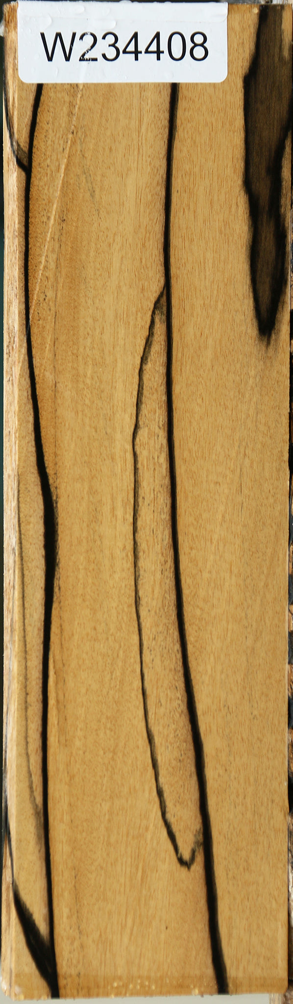 Figured Black & White Ebony Lumber