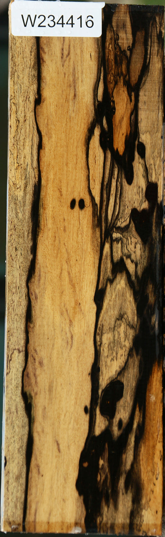 Figured Black & White Ebony Lumber