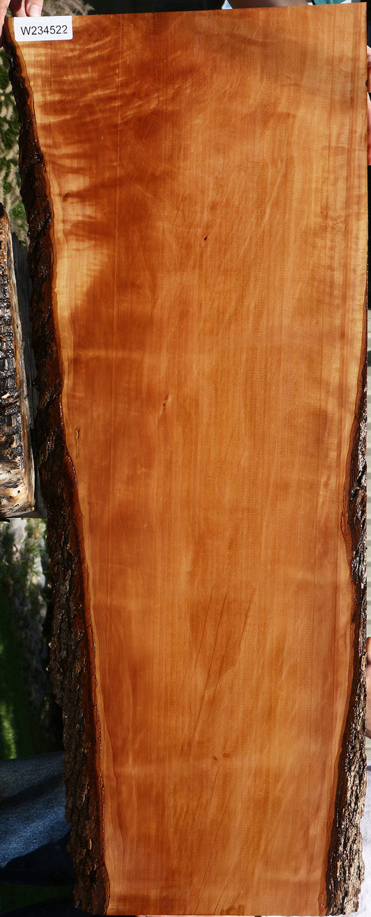 Figured Swiss Pear Live Edge Lumber