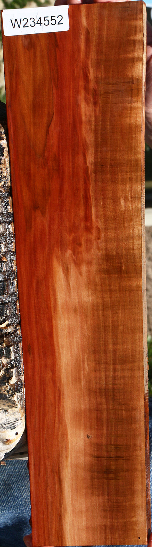 Figured Swiss Pear Live Edge Lumber