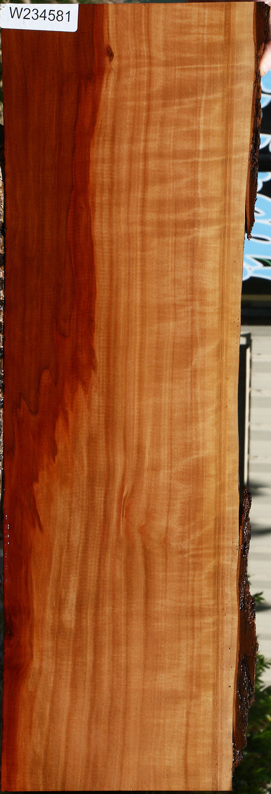 Figured Swiss Pear Live Edge Lumber