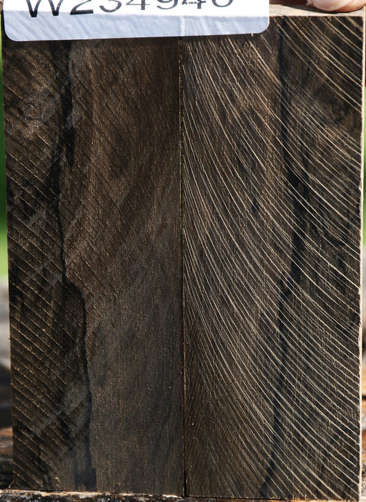 Figured Ziricote Bookmatched Knife Scales