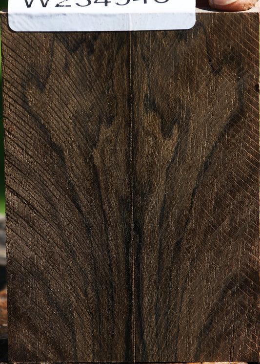 Figured Ziricote Bookmatched Knife Scales