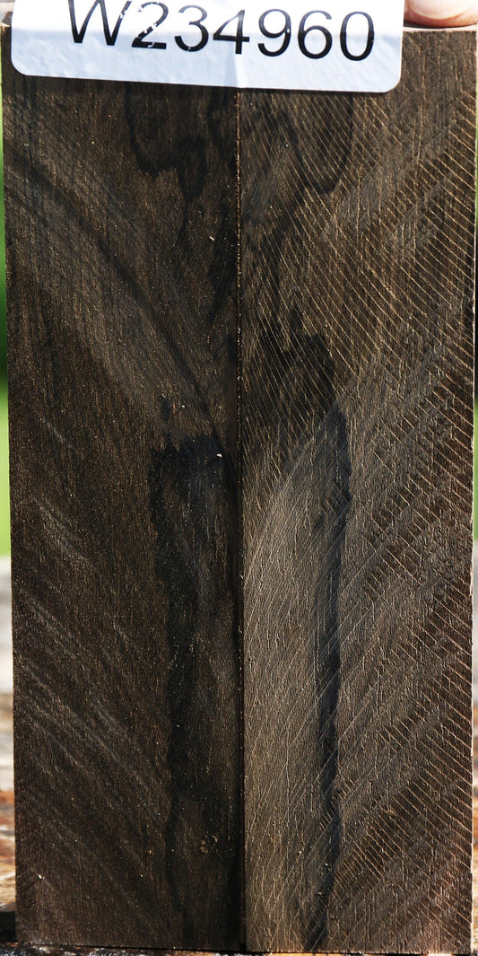 Figured Ziricote Bookmatched Knife Scales