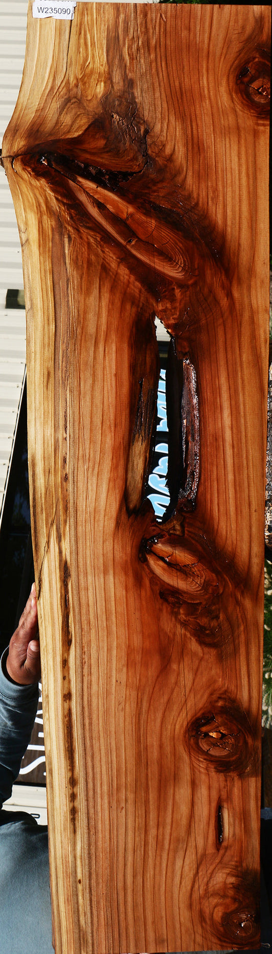 Rustic Redwood Live Edge Lumber