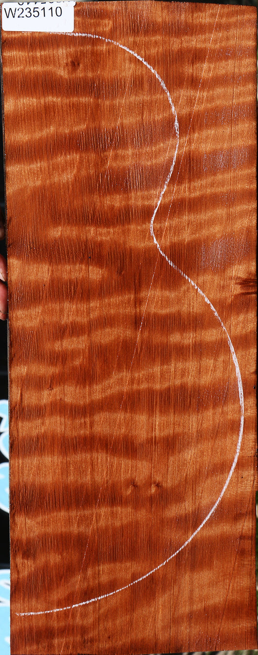 Curly Redwood Instrument Lumber