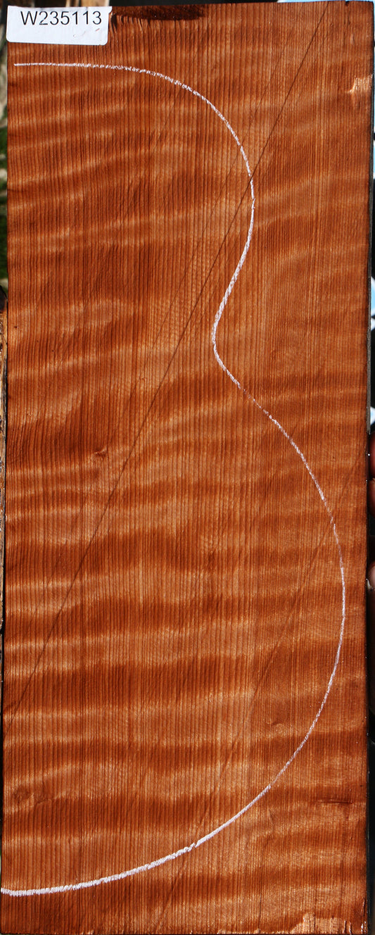 Curly Redwood Instrument Lumber