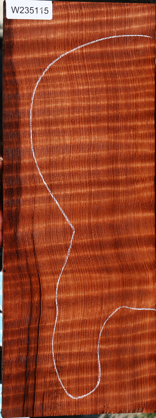Curly Redwood Instrument Lumber
