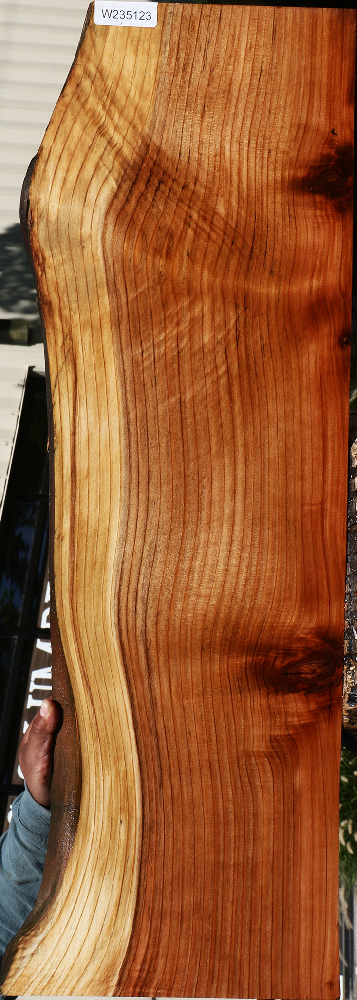 Rustic Redwood Live Edge Lumber