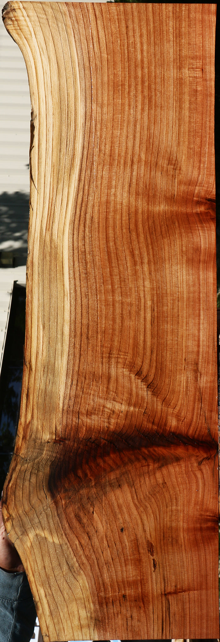 Rustic Redwood Live Edge Lumber