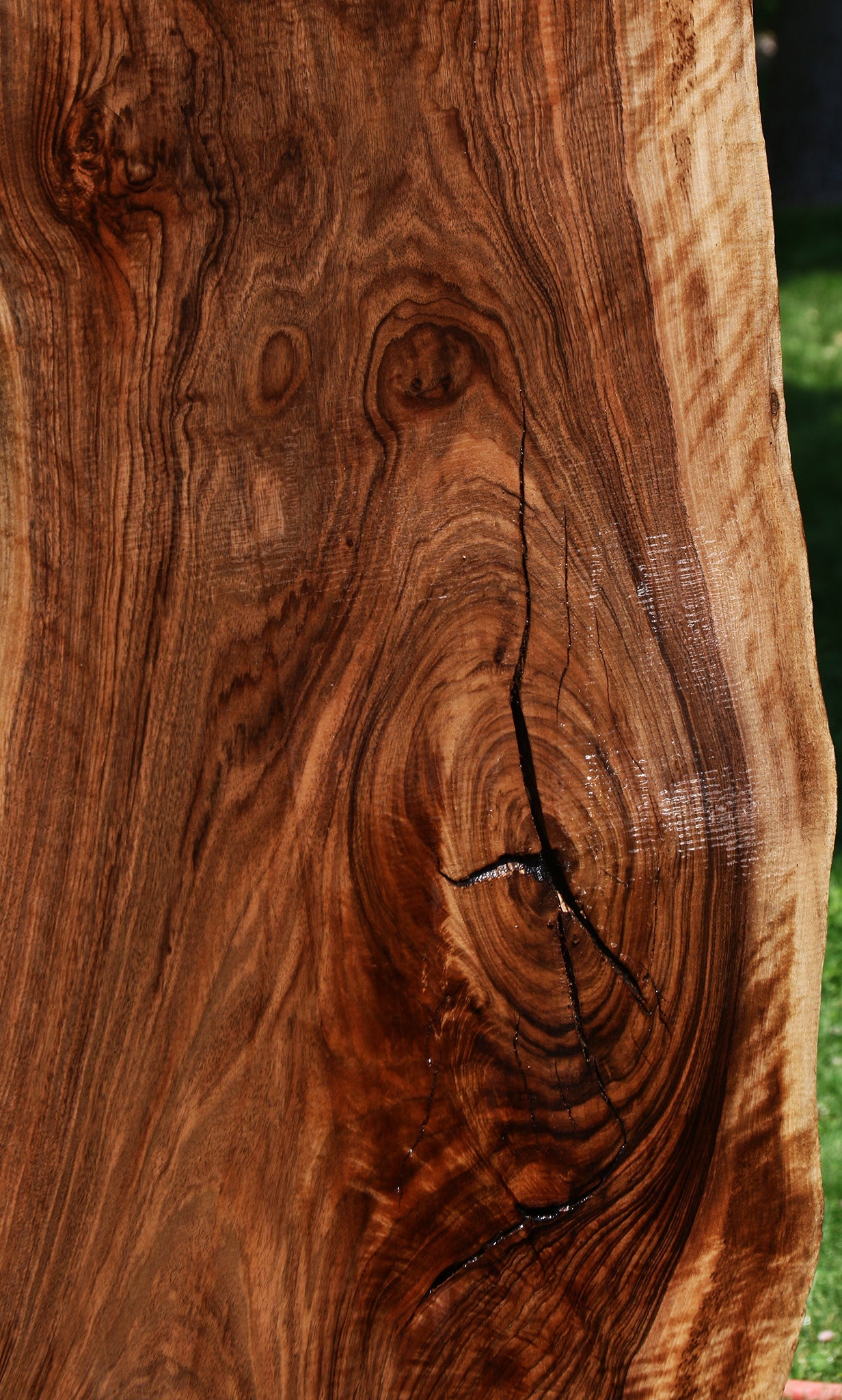 Extra Fancy English Walnut Live Edge Slab