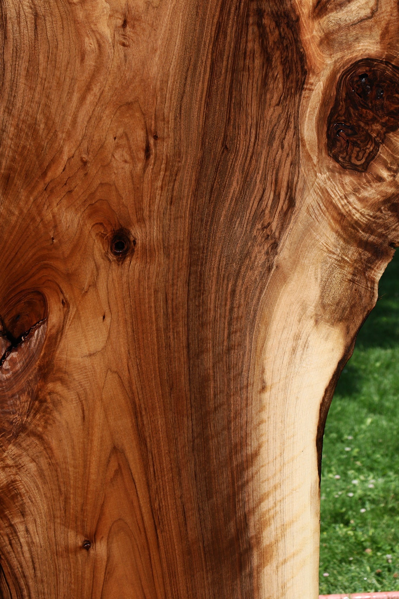 Extra Fancy English Walnut Live Edge Slab