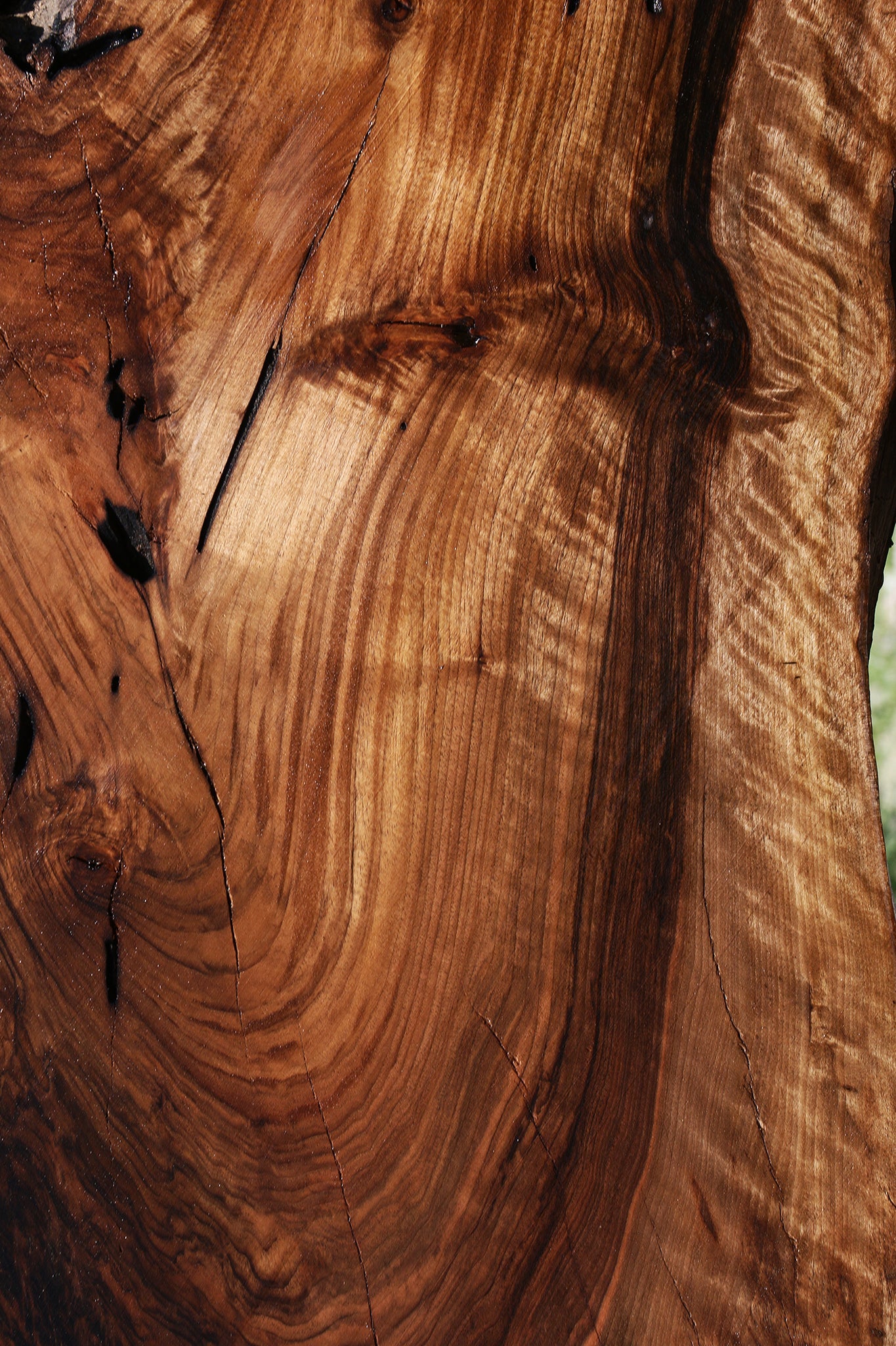 Extra Fancy English Walnut Live Edge Slab (Free Shipping Excluded)