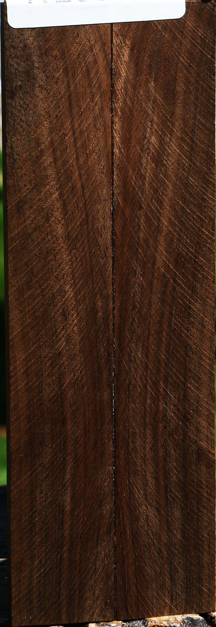 Mun Ebony Bookmatched Knife Scales