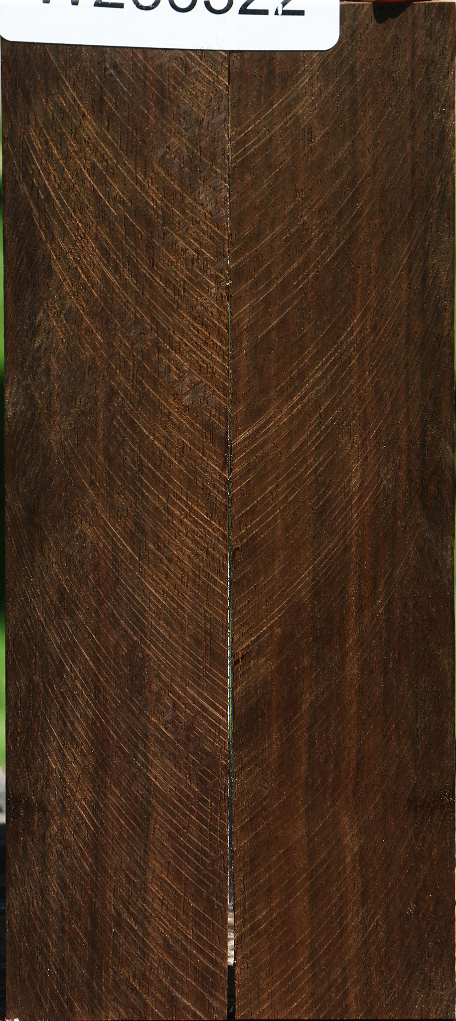 Mun Ebony Bookmatched Knife Scales