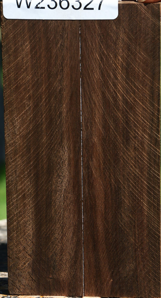 Mun Ebony Bookmatched Knife Scales