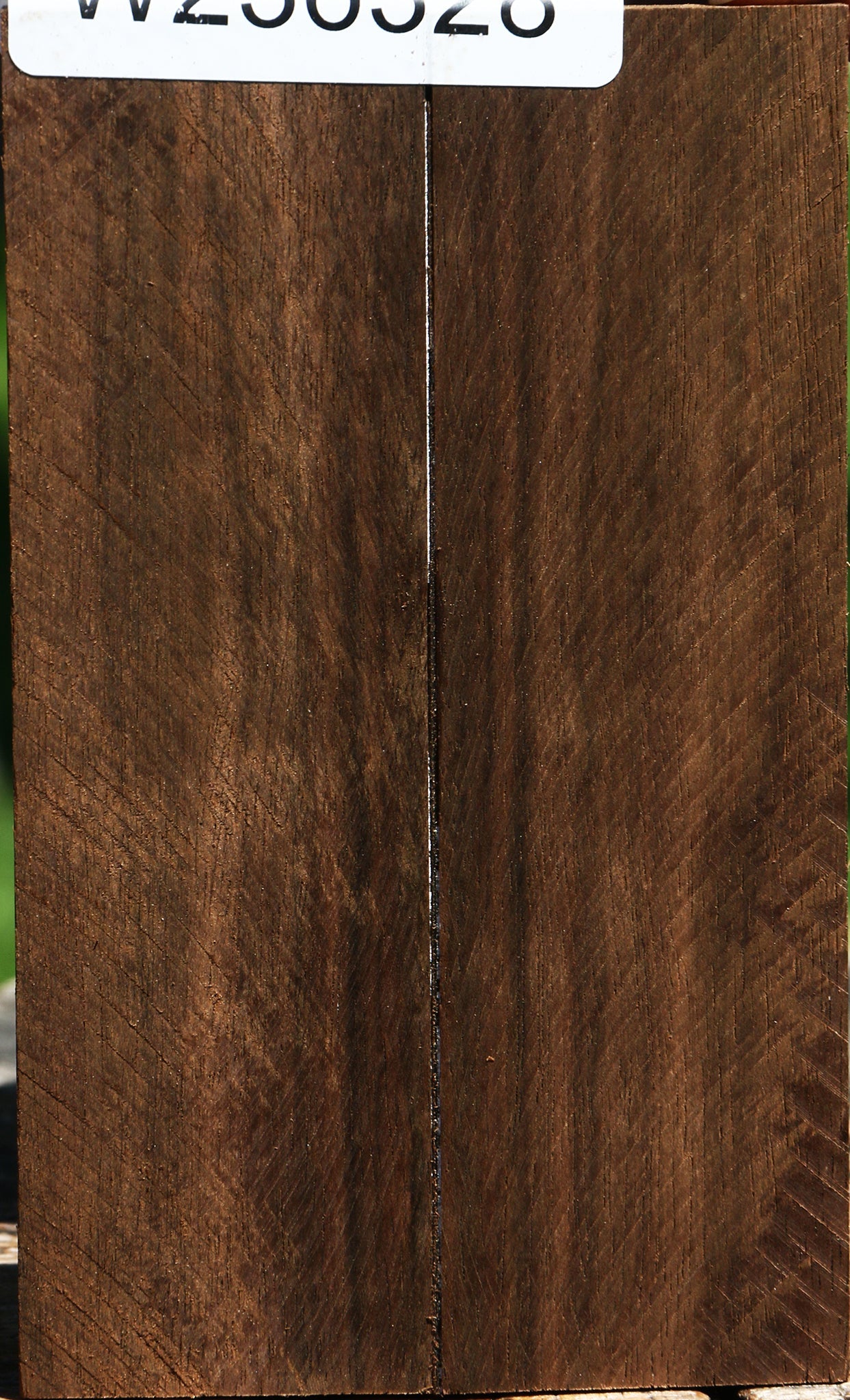 Mun Ebony Bookmatched Knife Scales