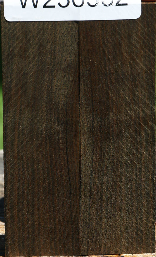 Mun Ebony Bookmatched Knife Scales