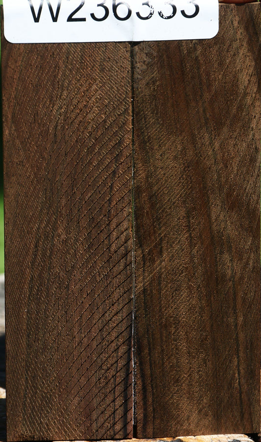 Mun Ebony Bookmatched Knife Scales