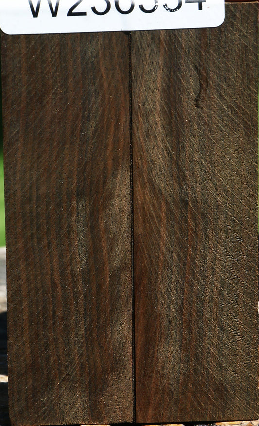 Mun Ebony Bookmatched Knife Scales