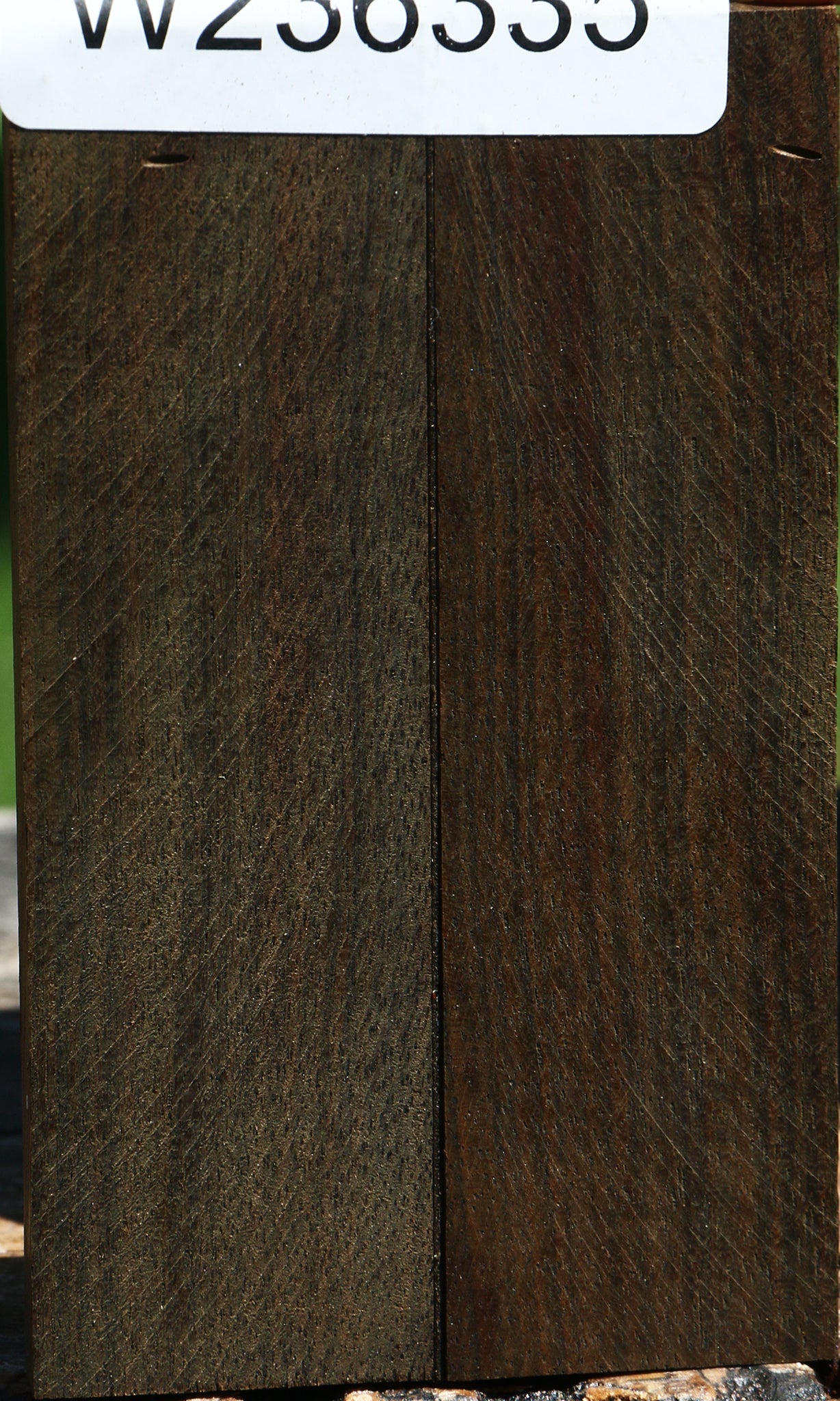 Mun Ebony Bookmatched Knife Scales