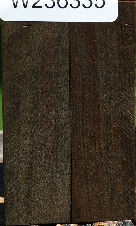 Mun Ebony Bookmatched Knife Scales