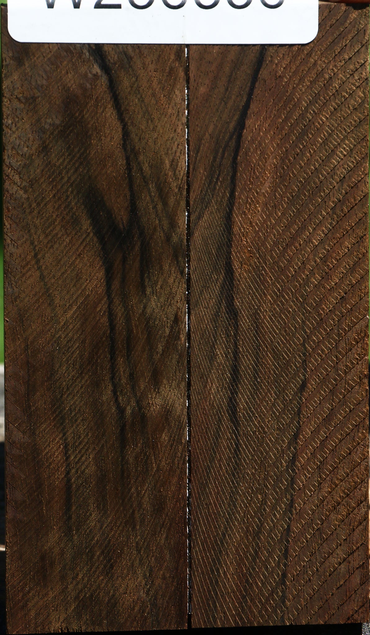 Mun Ebony Bookmatched Knife Scales