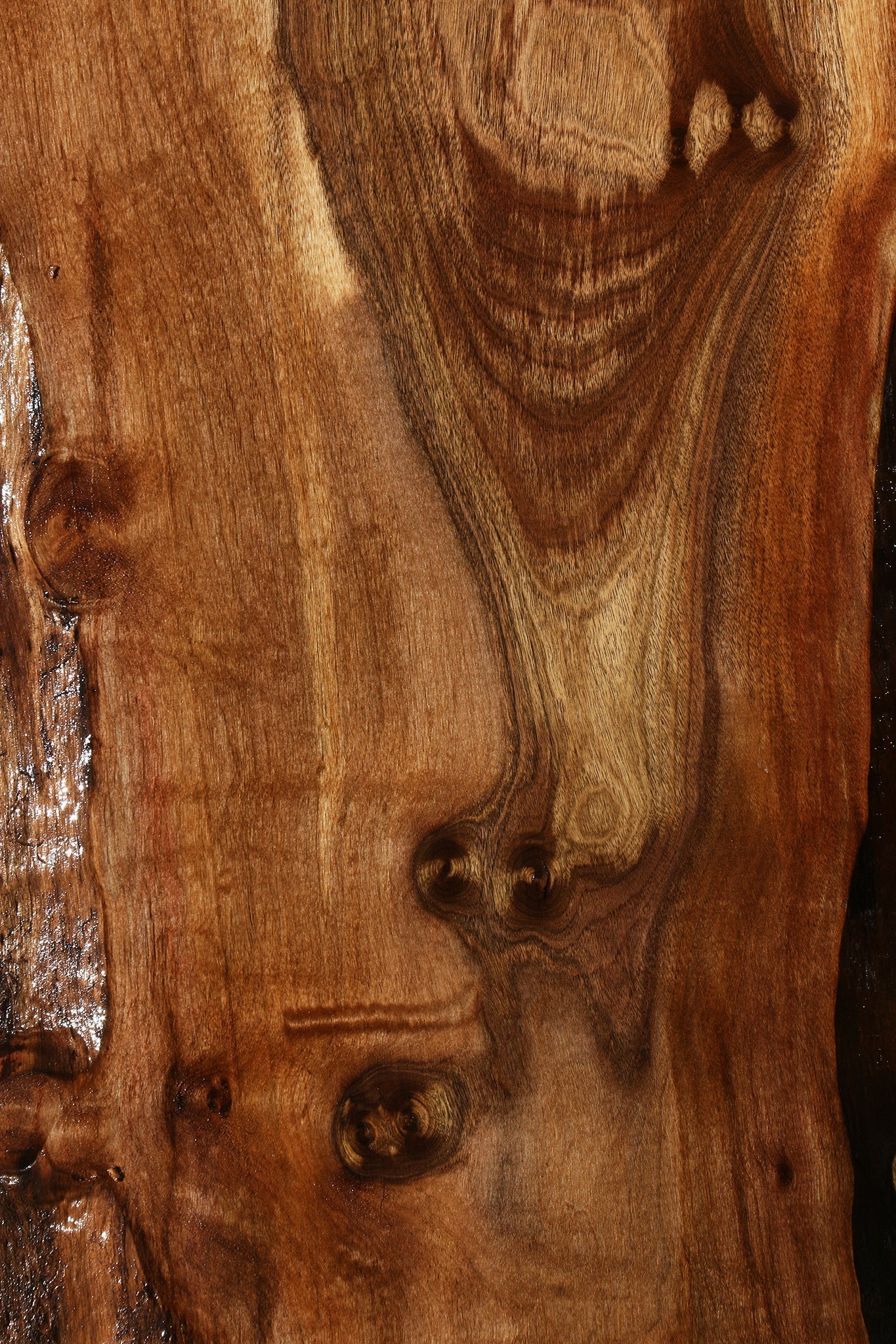 Figured Claro Walnut Live Edge Lumber