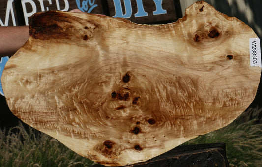 Figured Rustic Black Cottonwood Live Edge Lumber