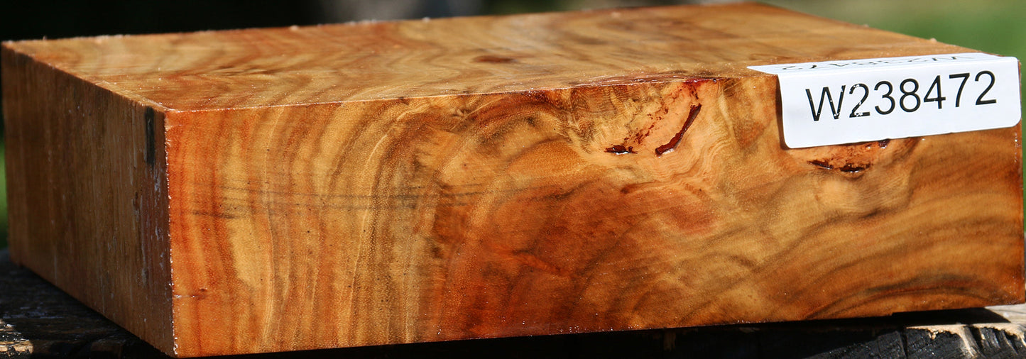 Figured Carob Bowl Blank