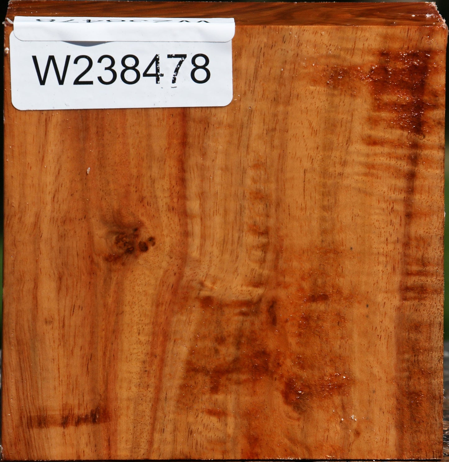 Figured Carob Bowl Blank