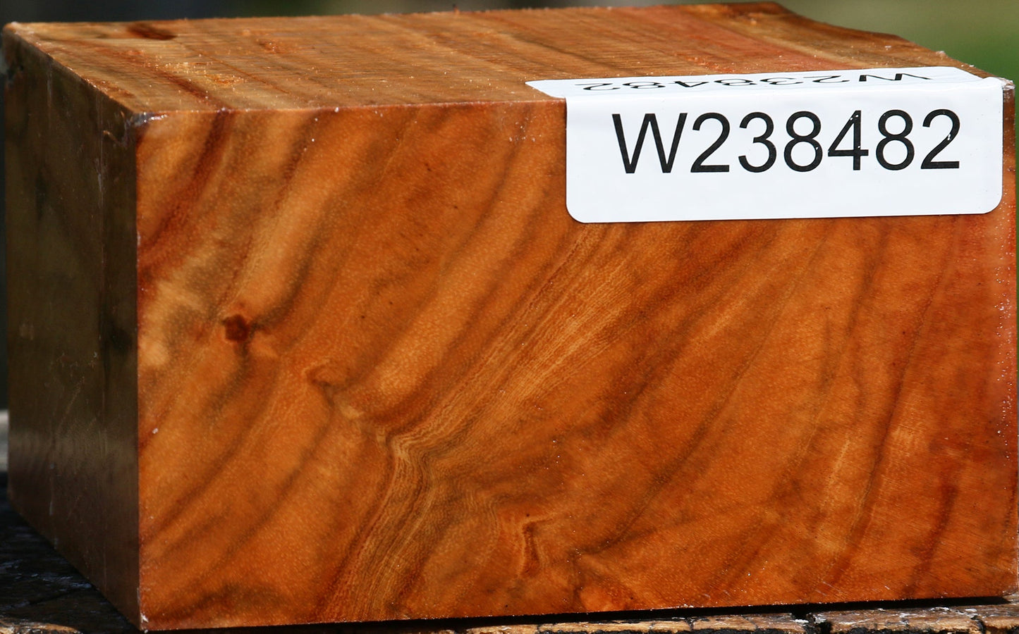 Figured Carob Bowl Blank