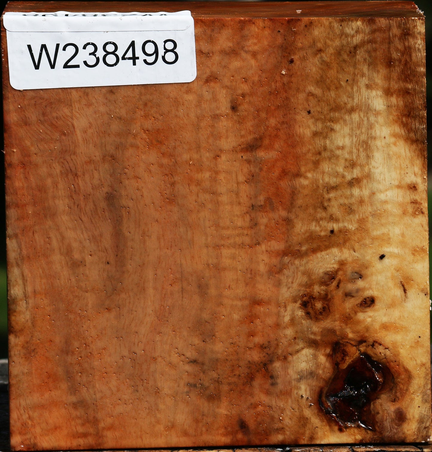 Figured Carob Bowl Blank