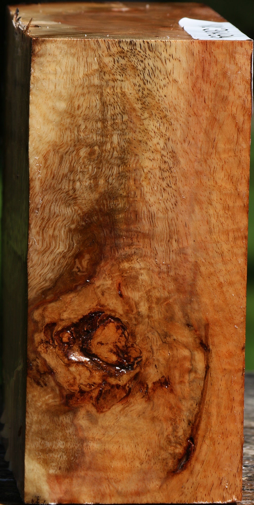 Figured Carob Bowl Blank