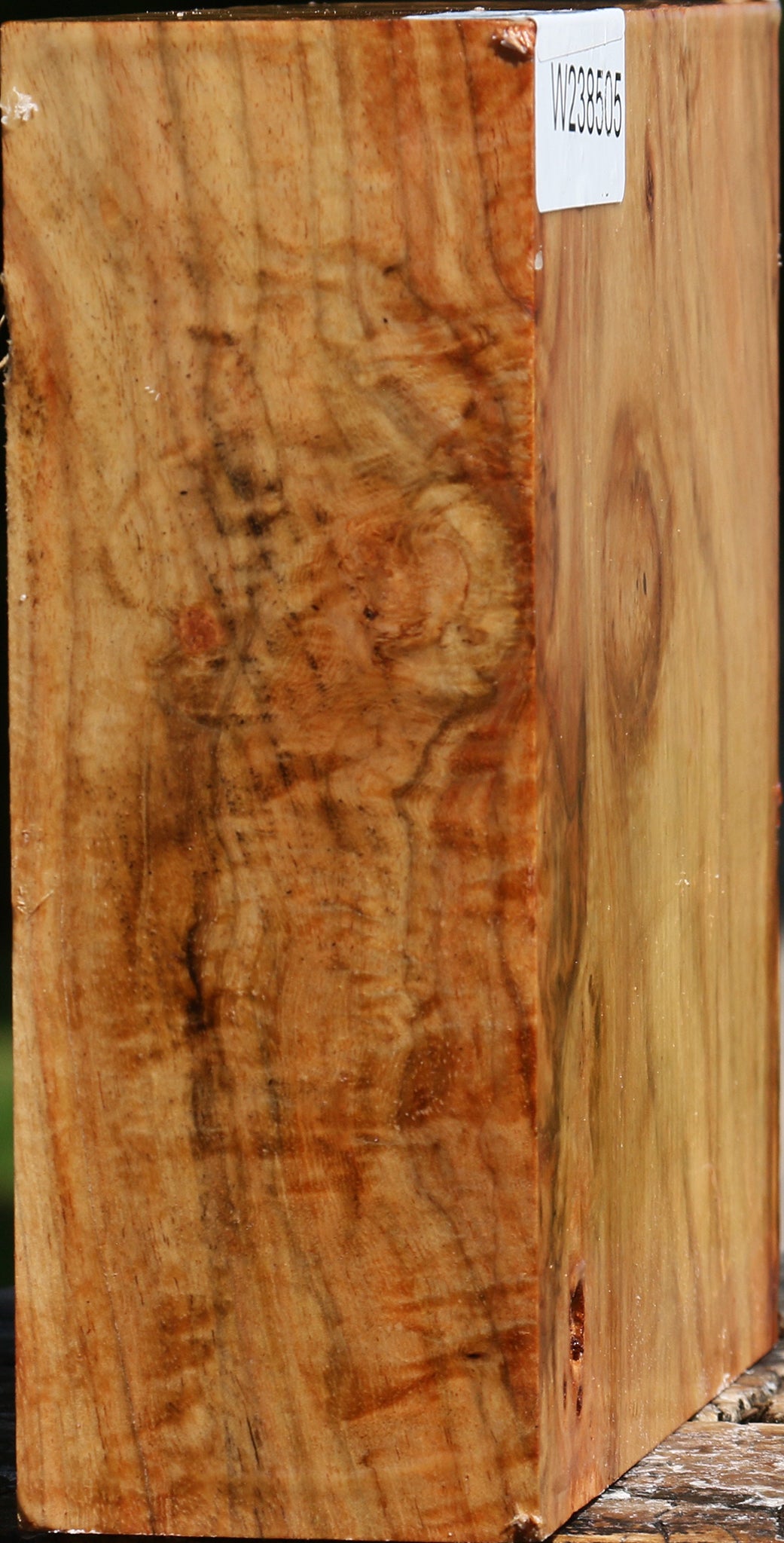 Figured Carob Bowl Blank