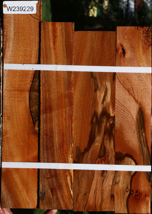 Brazilian Pepperwood Lumber 4 Pack