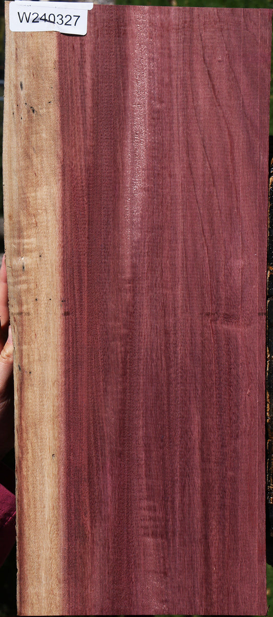 Figured Purpleheart Live Edge Lumber
