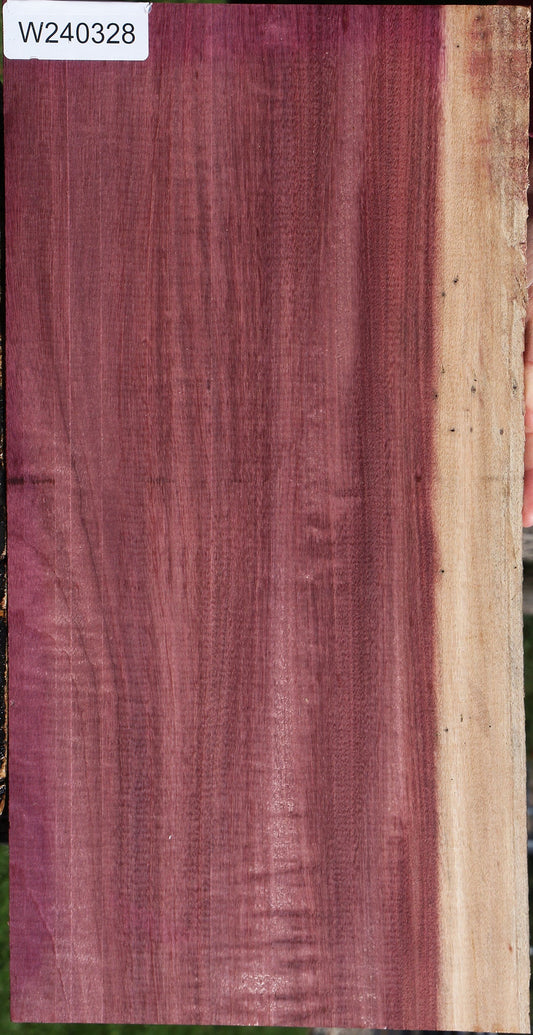 Extra Fancy Purpleheart Live Edge Lumber