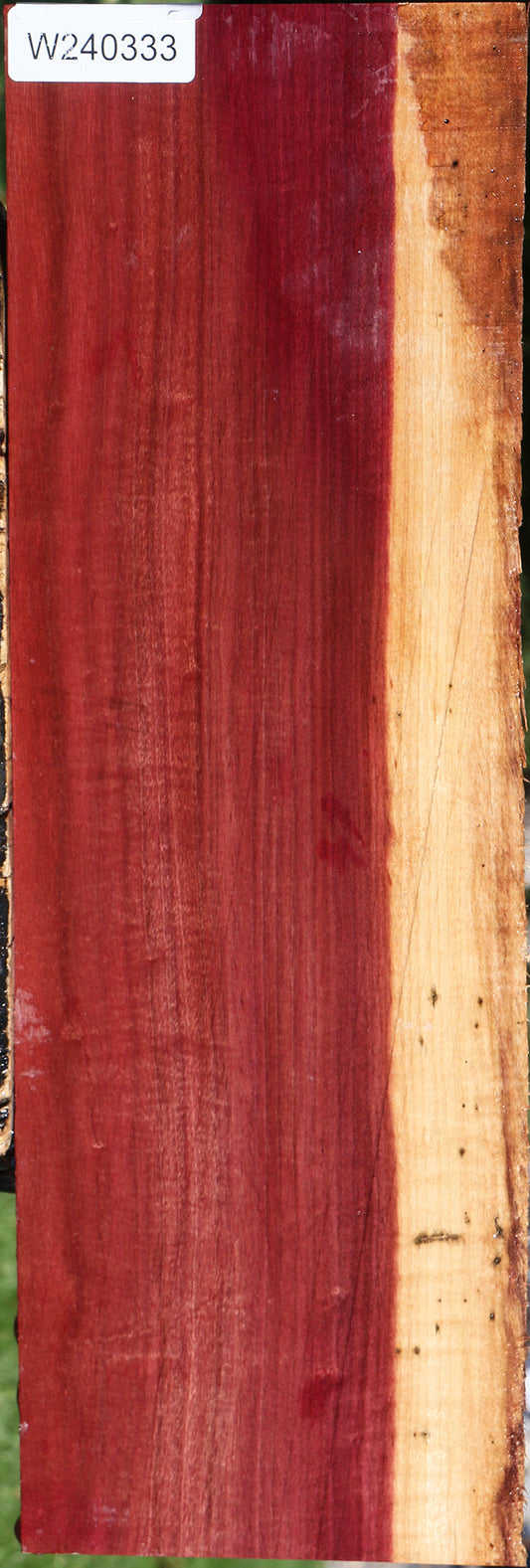 Figured Purpleheart Live Edge Lumber