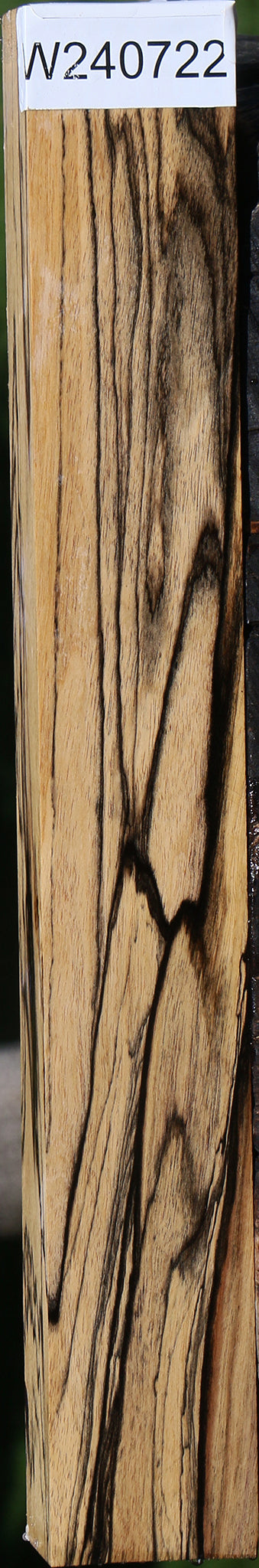 Extra Fancy Black & White Ebony Lumber