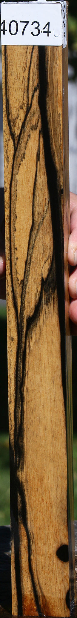 Black & White Ebony Turning Square