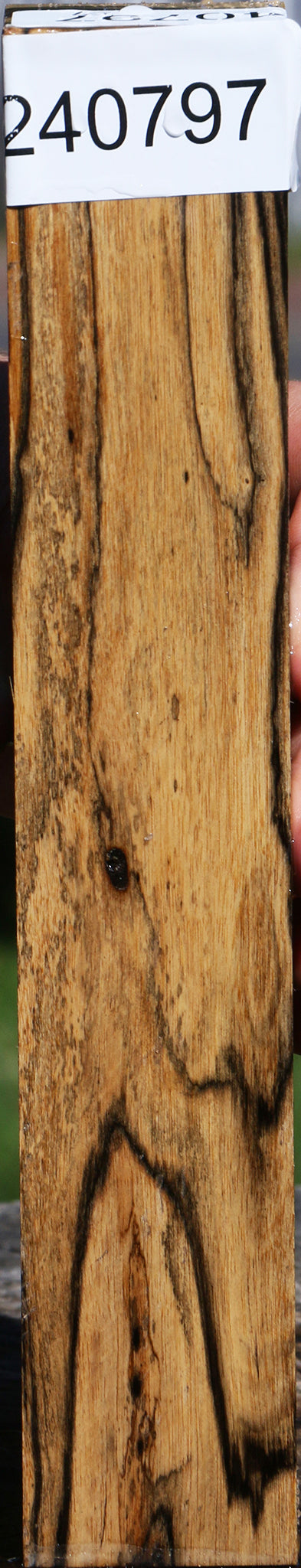 Black & White Ebony Turning Square